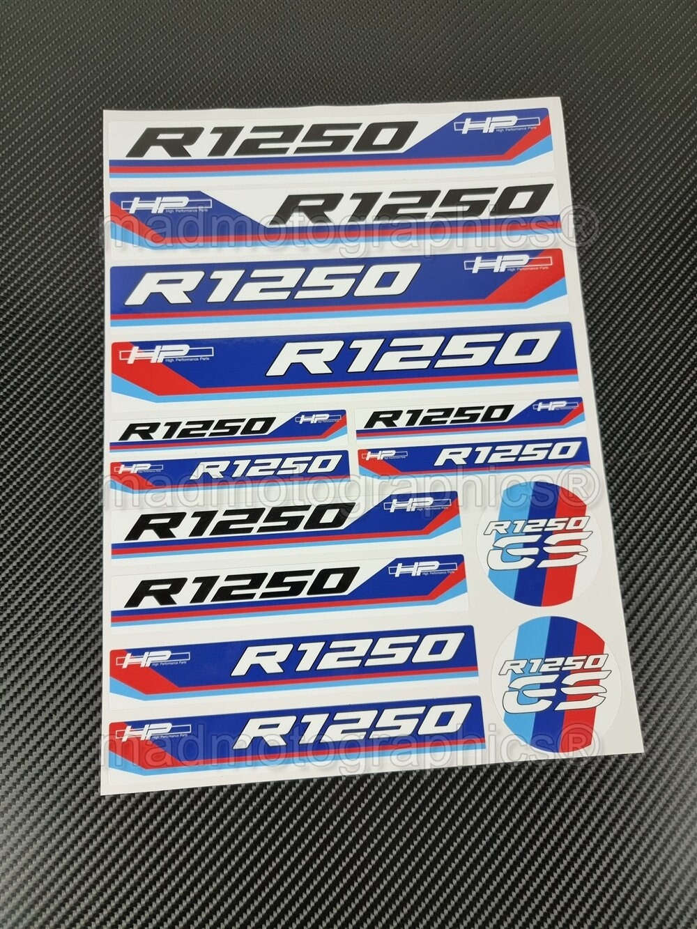 Motorrad Verkleidungshelm Fahrradgrafik Aufkleber für BMW R1250GS Enduro GS Adventure Laminiert