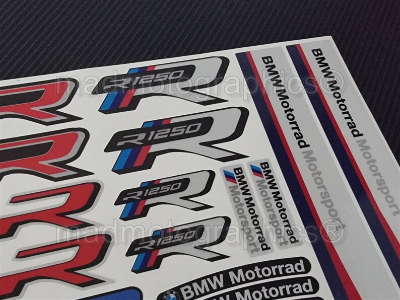 Reflective Motorcycle Stickers Set Graphics Fairing Panniers Etsy