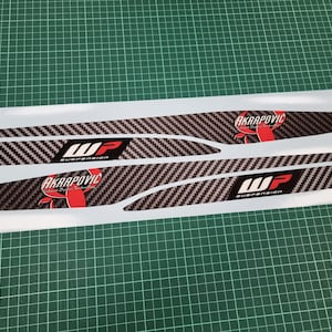 Swingarm sticker set decals for KTM EXC tpi EXC-F 250 300 350 450 2012-2023 graphics oem size thick laminate