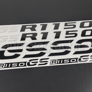 Reflective Motorcycle stickers set graphics fairing panniers helmet decals for BMW R1150GS Adventure GS Motorrad Black Laminated