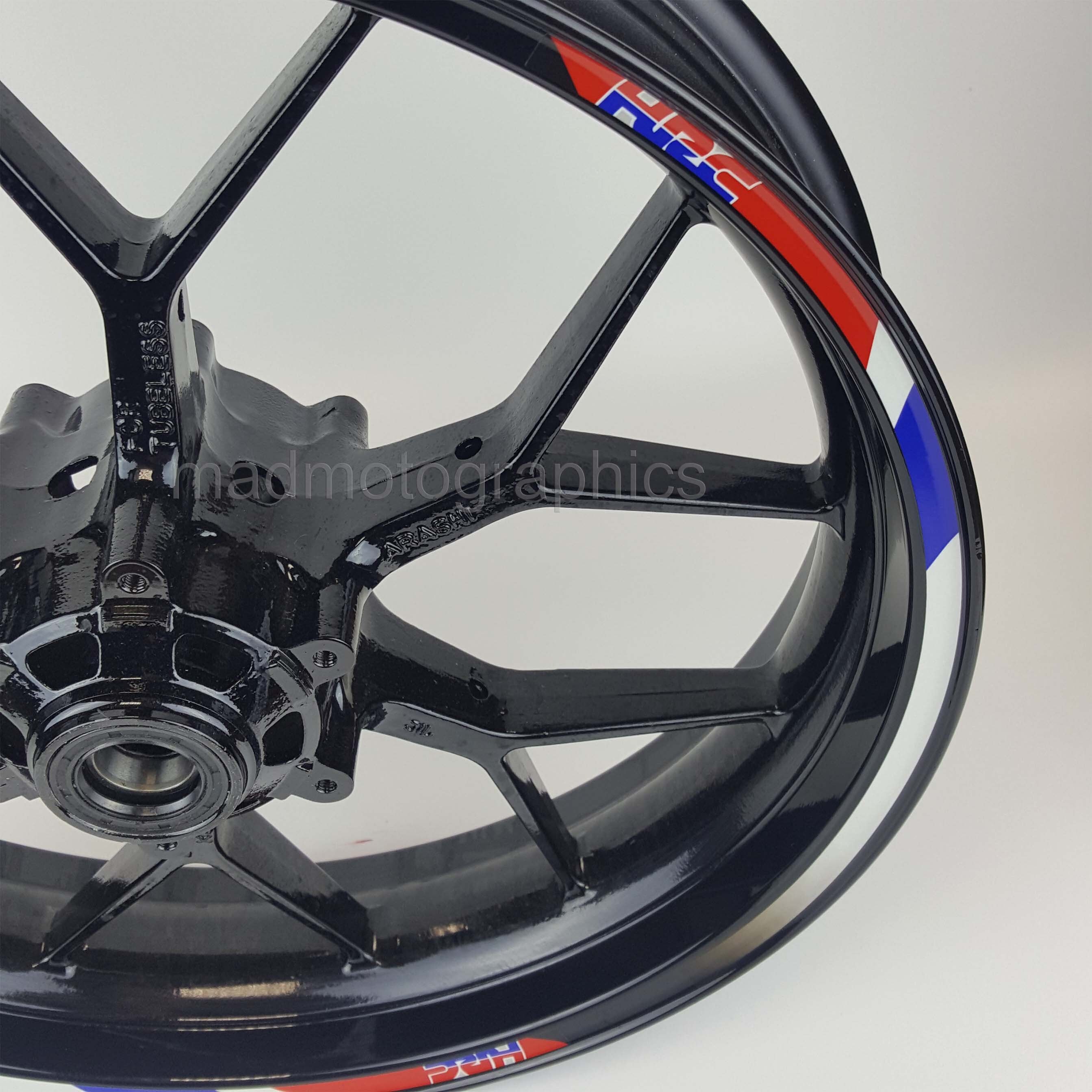 PuLaif Reflektierende Felgenaufkleber Für Honda CBR Motorräder - 17 Zoll Streifen, Selbstklebend