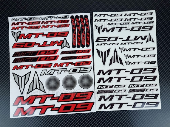 2 × オートバイボディホイールヘルメット装飾ユニバーサルロゴステッカーデカールヤマハ MT-09 Mt09 Mt 09 (Colo ヤマハ MT-09 MT09 2014-2023 「Wrath」用グラフィックキット オートバイデカール グラフィック ステッカー  オートバイステッカー ステッカー - Etsy 日本