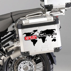 Autocollants de sacoches de moto pour BMW GS Adventure World Map r1200gs r1250gs f800gs