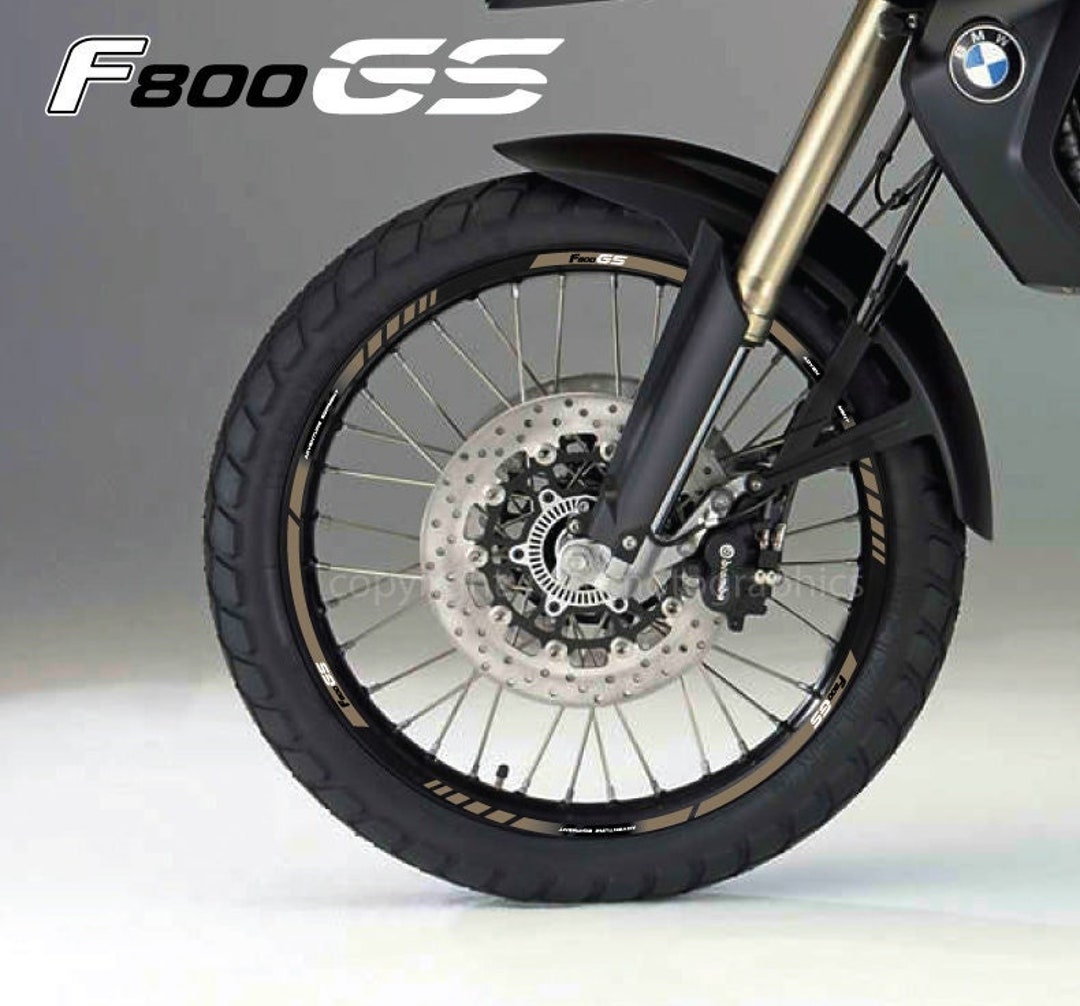 Motorcycle Wheel Stickers Decals Set Rim Tape Stripes 21'' F800 GS