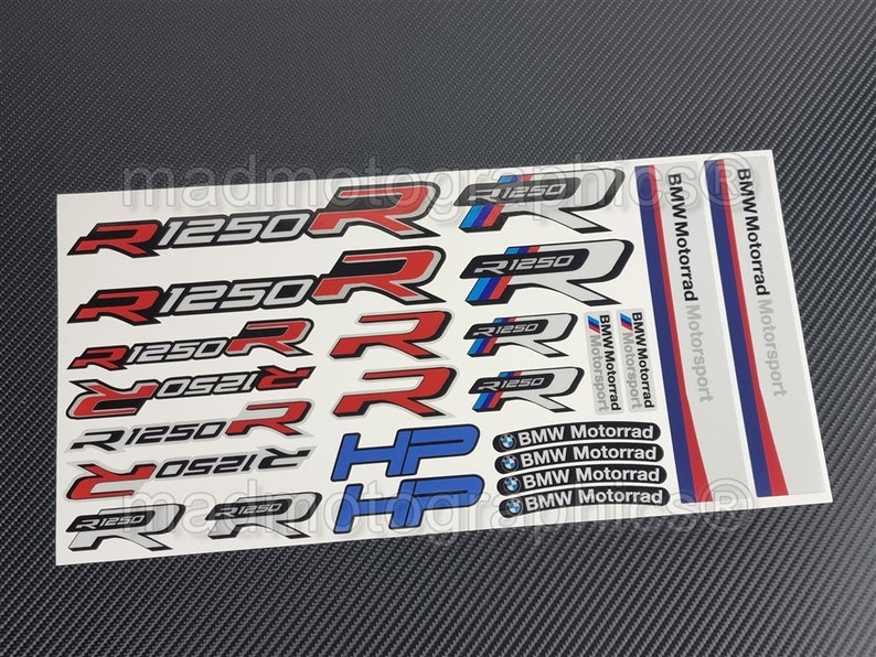 Reflective Motorcycle Stickers Set Graphics Fairing Panniers Etsy