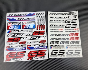 2 Teile Motorrad Verkleidung Helm Aufkleber Graphics Decals für BMW R1250GS Laminiert