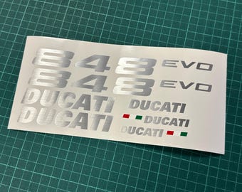 Vollständiges Motorrad-Motorrad-Aufkleber-Set Verkleidung Tankaufkleber für DUCATI 848 848evo Superbike OEM-Größe