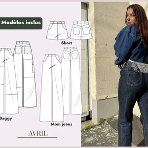 AVRIL TROUSERS - PDF sewing pattern