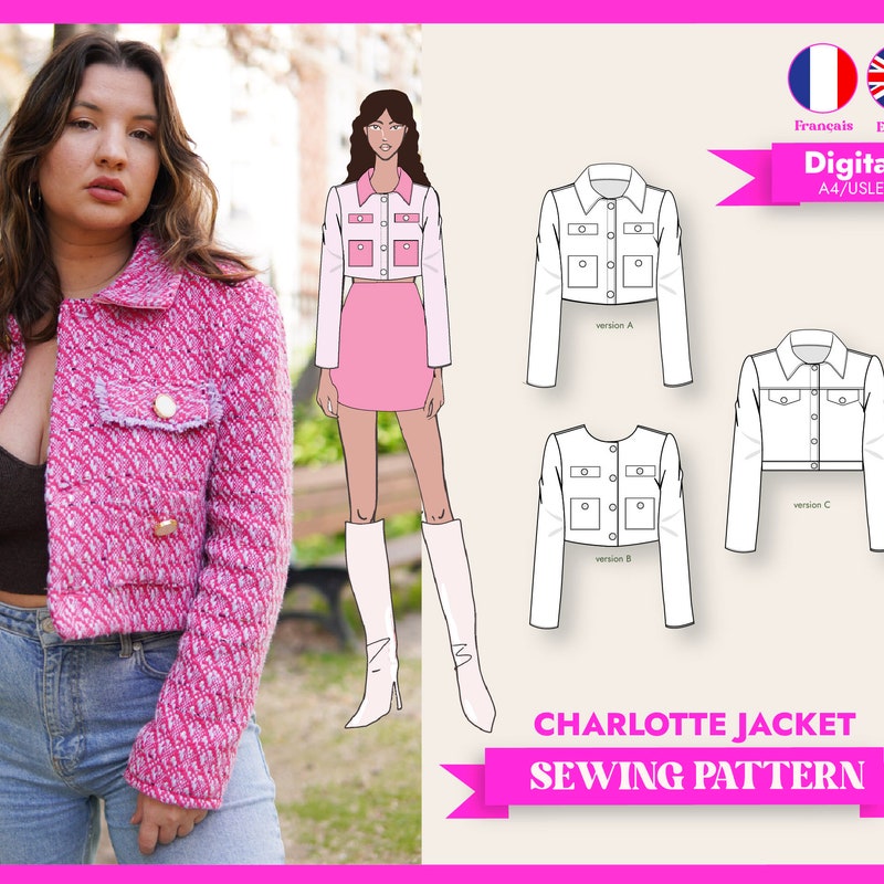 Charlie Daisy-Pattern Jacket - Floral Print