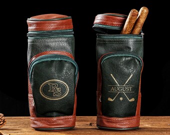 Personalized Cigar Case, Cigars Accessories, Gifts for Cigar Lovers, Groomsmen Gifts, Gifts For Boyfriend And Dad, Travel Storage Bag