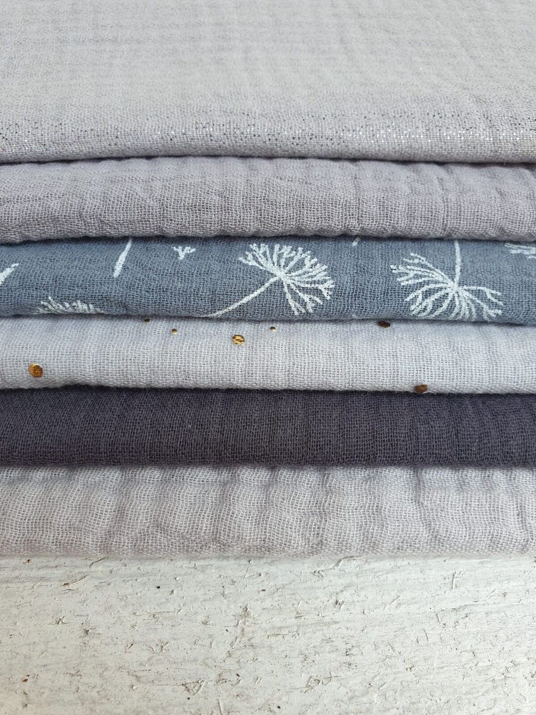 Fabric Kit Muslin Fabrics Diy Sewing Kit Muslin Double Gauze Etsy