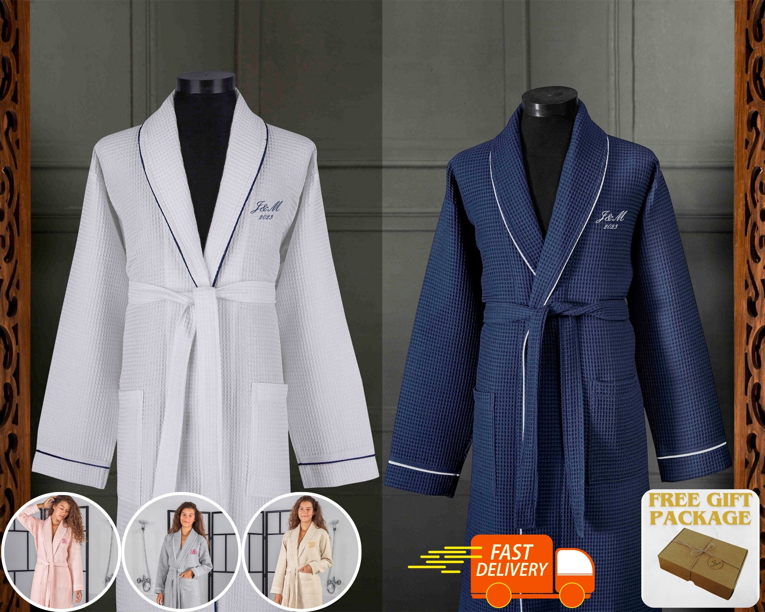 Mens robe and slipper set new arrivals