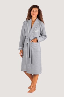 Monogram Flower Toweling Robe - OBSOLETES DO NOT TOUCH