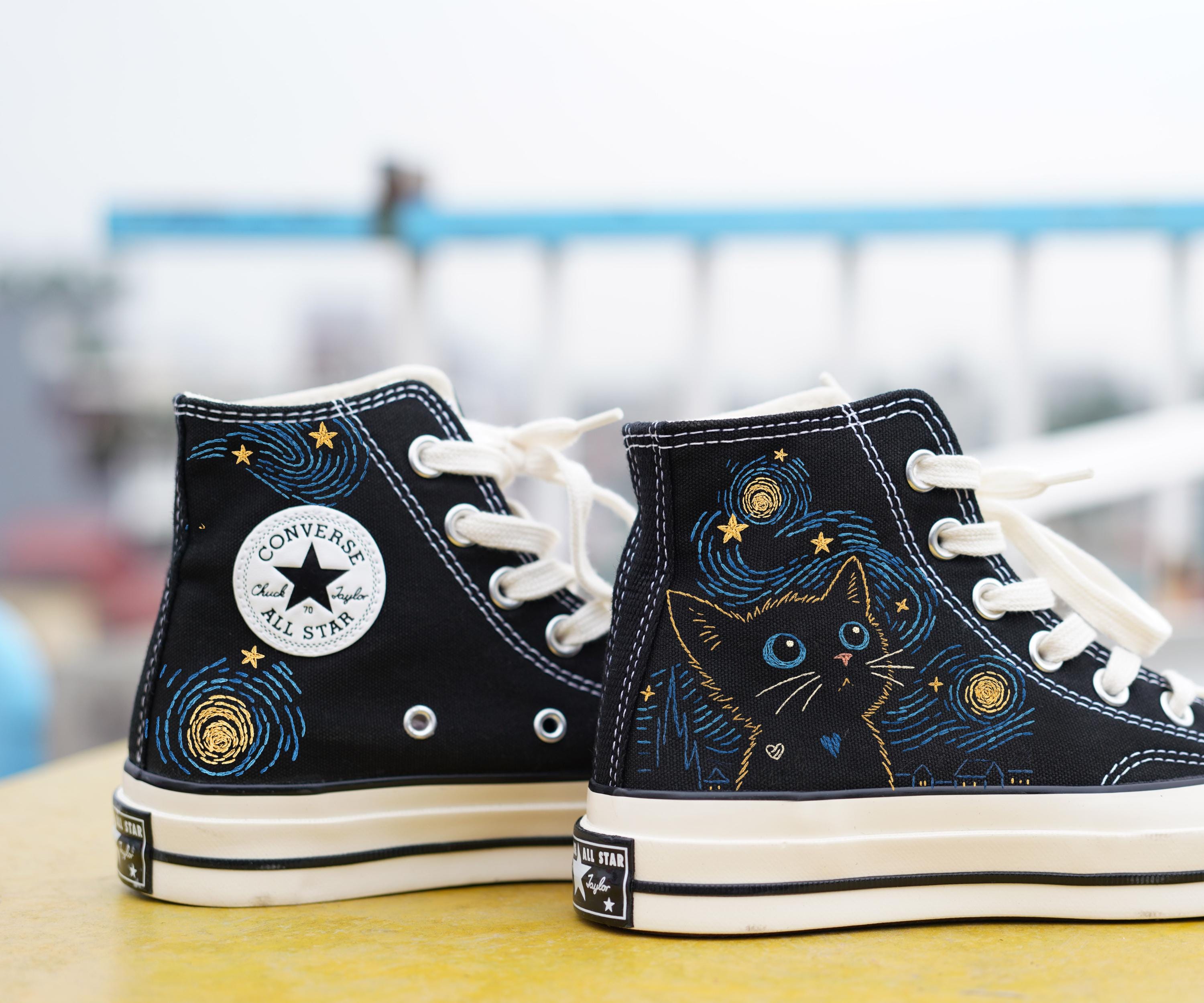 Starry Night Converse - Etsy display picture 1