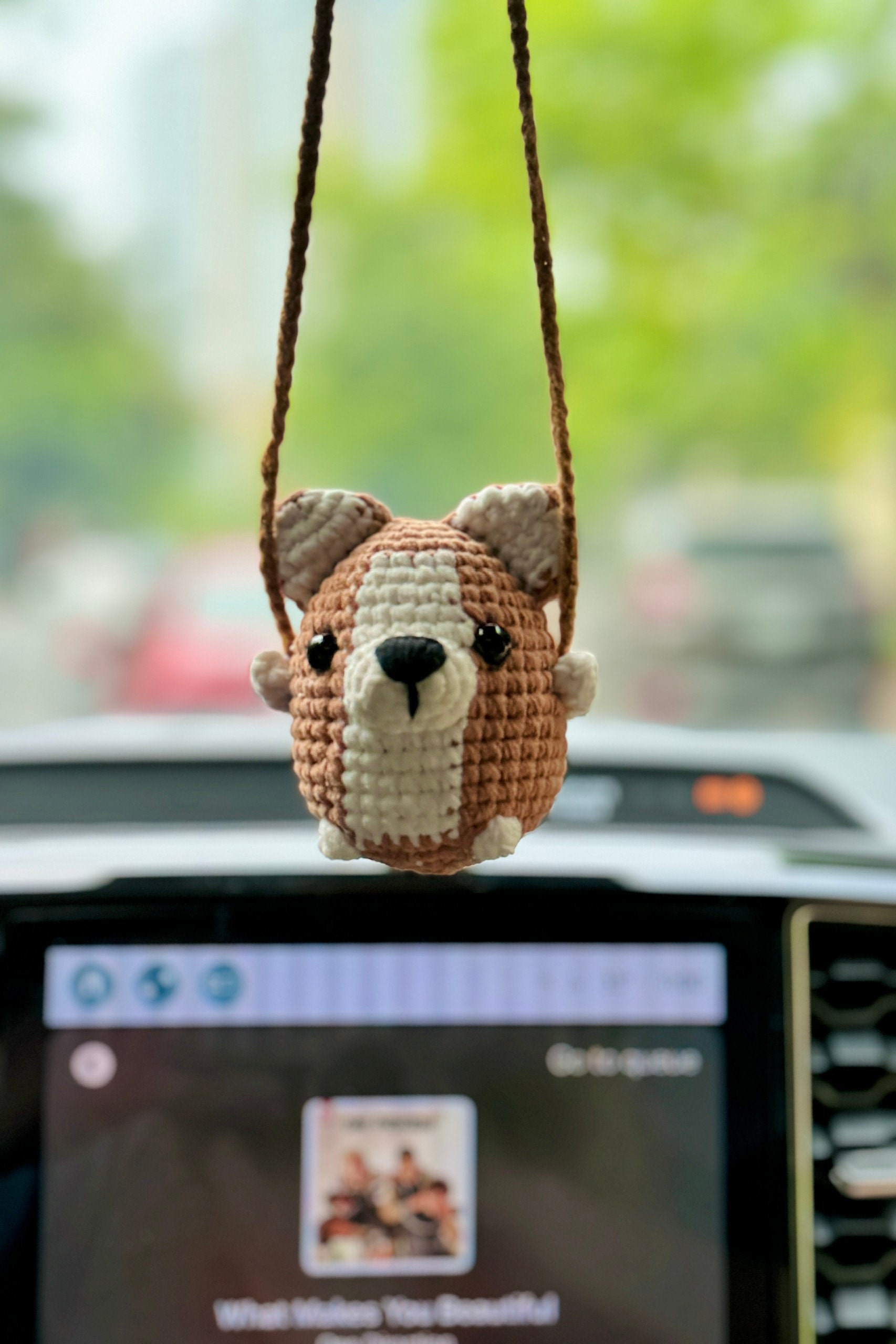 35 Corgi Crochet Patterns for Amigurumi, Pillows, Keychains, and Dog-Lover Gifts 10 Corgi Car Hanger Crochet Pattern: Amigurumi Doll Decor (