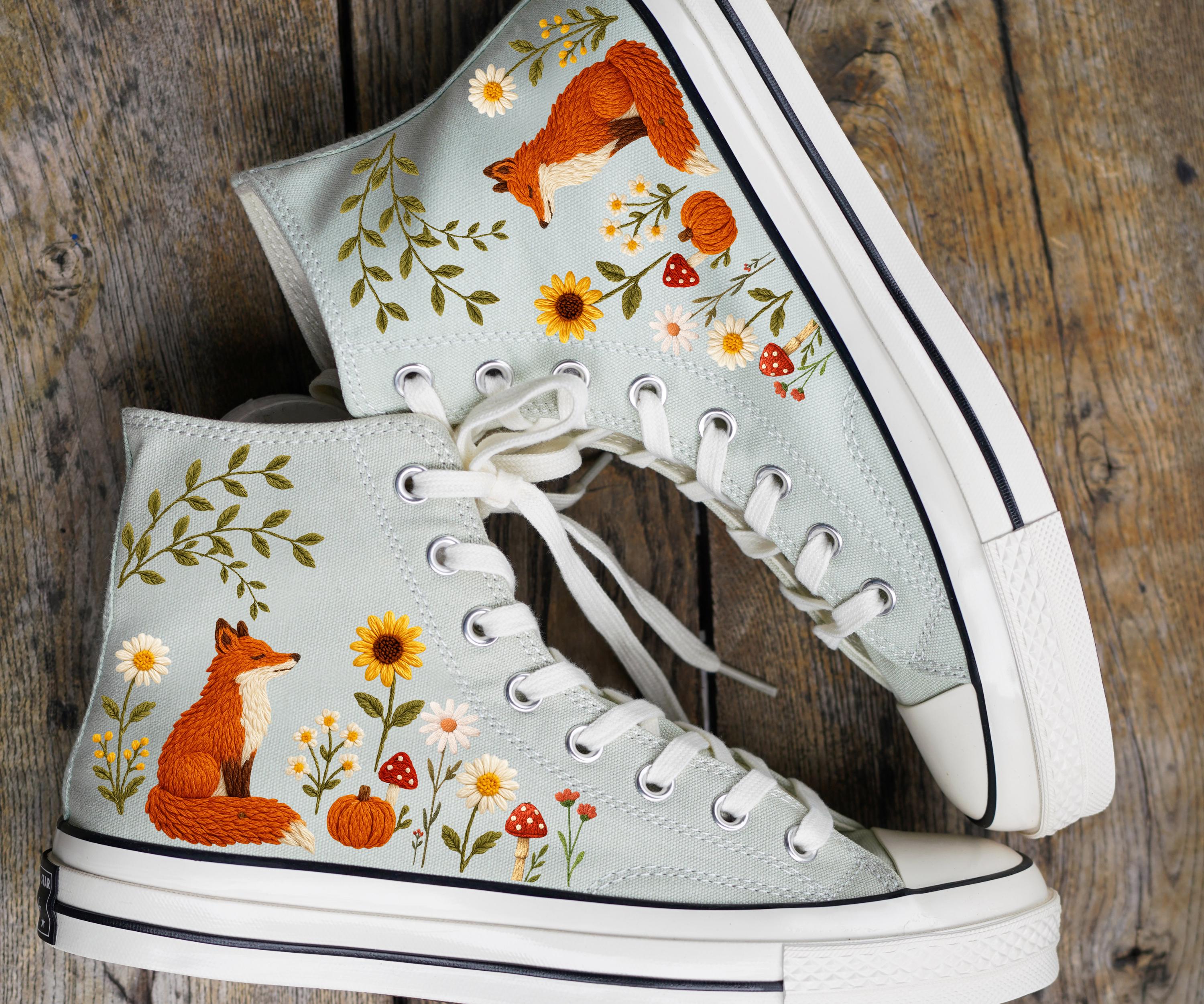 Converse Fox - Etsy