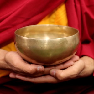 5.5 inches Antique Dim Color Spiritual Singing Bowl From Nepal-Meditation Bowl-Tibetan Singing Bowl- Blessing Bowls