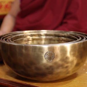Spiritual Seven Chakra Notes Full Moon Sets  Singing Bowls From Nepal-Meditation Bowl-Tibetan Singing Bowl- Blessing Bowls From Monk