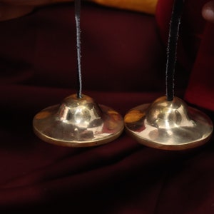 Spiritual 2 inches Special  Tingsha  From Nepal-Meditation Sound-Sound Healing-Meditation Practice