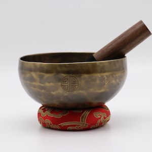 Spiritual 5 inches Full Moon Singing Bowl From Nepal-Meditation Bowl-Tibetan Singing Bowl- Blessing Bowls