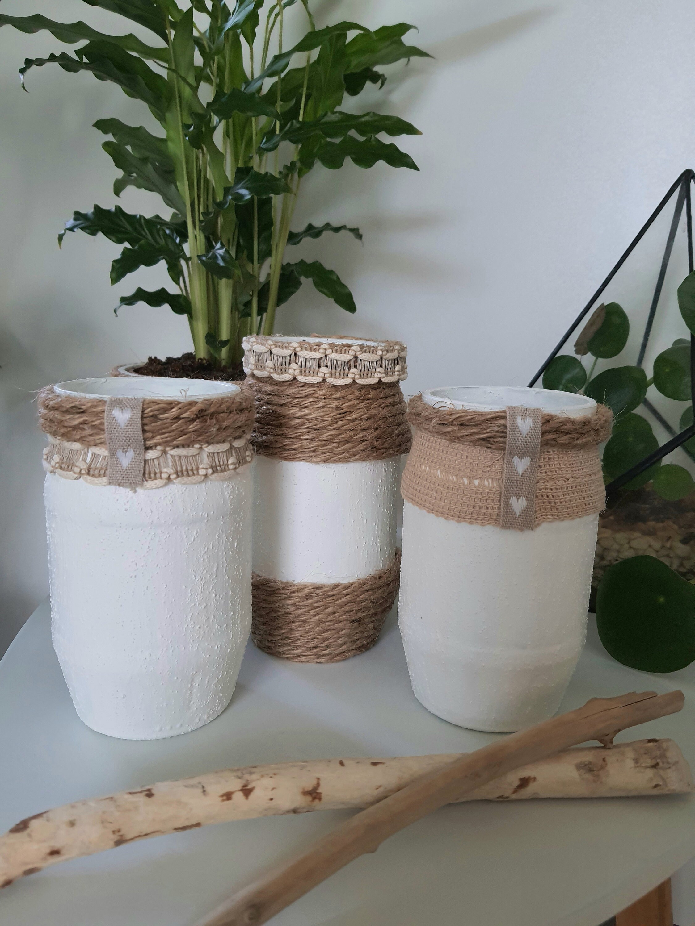 Vases Verre Upcyclés