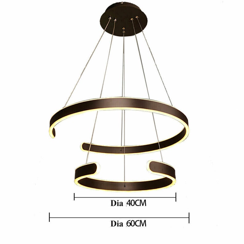 Modern Pendant Lights Gold Pendant Light LED Chandelier Etsy