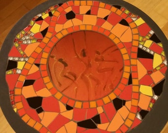 Mosaic side table