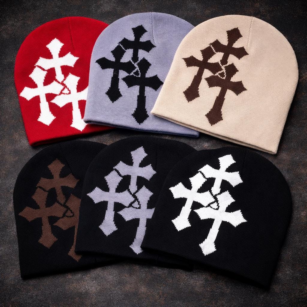 Y2k Cross Cap - Etsy display picture 3