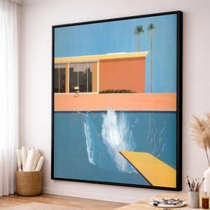 David Hockney a Bigger Splash - Etsy