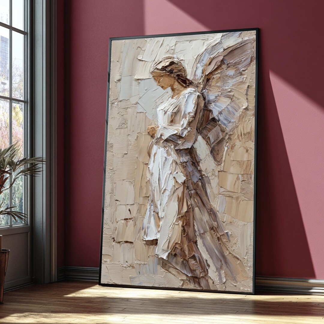 Best HD Pictures about  Angel Paintings On Canvas  with No AI Images