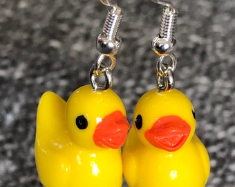 duck earrings