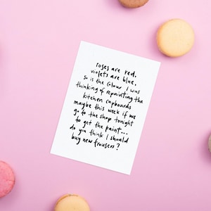 Grappige valentijnskaart | ADHD-wenskaart | A6 | Milieuvriendelijke wenskaart