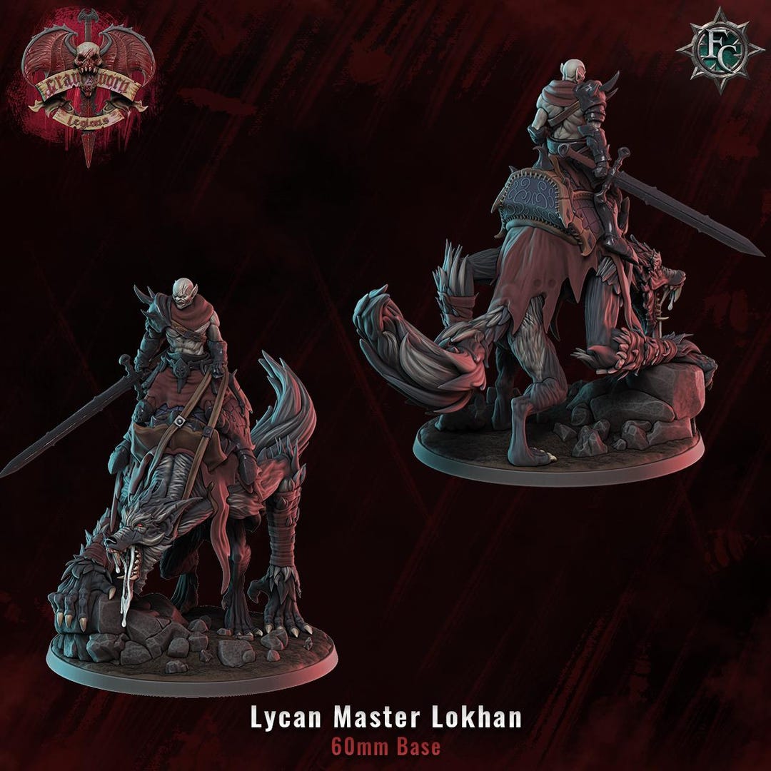 Lokhan Rack Wildborne Hunters - Lycan Master Lokhan - by Fleshcraft Studio - Etsy