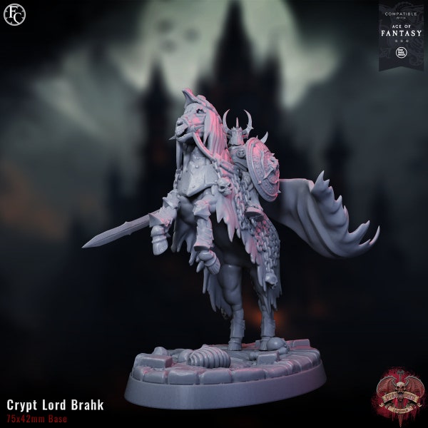 Hérauts de Lothaire - Seigneur des cryptes Brahk - Par Fleshcraft Studio