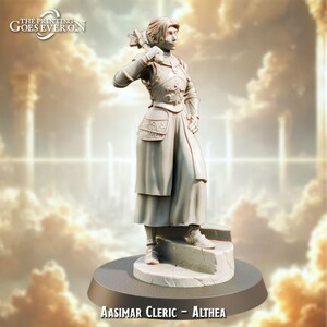Aasimar Cleric - Althea - RPG Exclusive - The Printing Goes Ever On