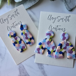 CLAY EARRINGS. Handmade polymer clay earrings.