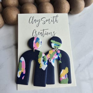 ClAY EARRINGS. Handmade polymer clay earrings.