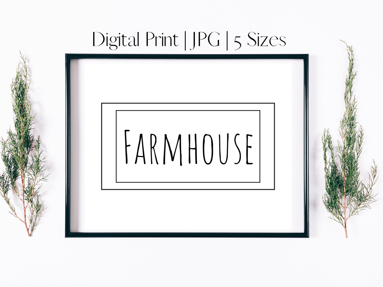 Farmhouse Sign Digital Print Instant Download Home Decor Farmhouse ...