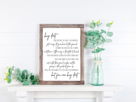 Buy Dirt Digital Print Instant Download Farmhouse 5 - Etsy