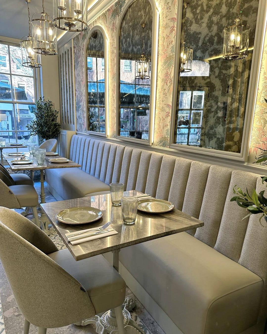 Upholstered Fluted Booth Bench: Bespoke Kitchen Seating - Etsy UK