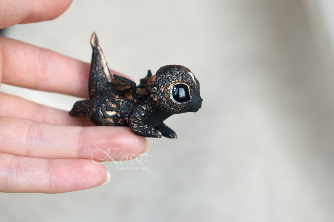 Cute Dragon Figurine Flying Dragon Toy Baby Dragon Etsy