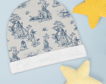 Gorro de Star Wars para bebé, estilo vintage de Star Wars, gorro bonito para bebé, gorro para niños pequeños, regalo para baby shower, gorro unisex para recién nacidos