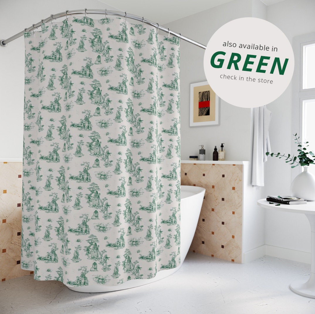 Toile De Star Wars Shower Curtain BLUE Etsy