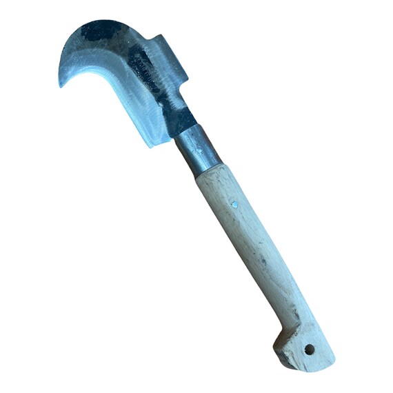 Steel Axe Sickle Handmade Handle Sickle Doublesided Etsy