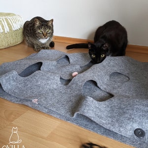 Cat play mat &quot;House Tiger&quot;, play mat for cats, cat toy