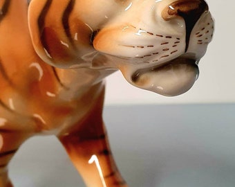 Original, First-class! Large Porcelain Tiger [42 Cm], Royal