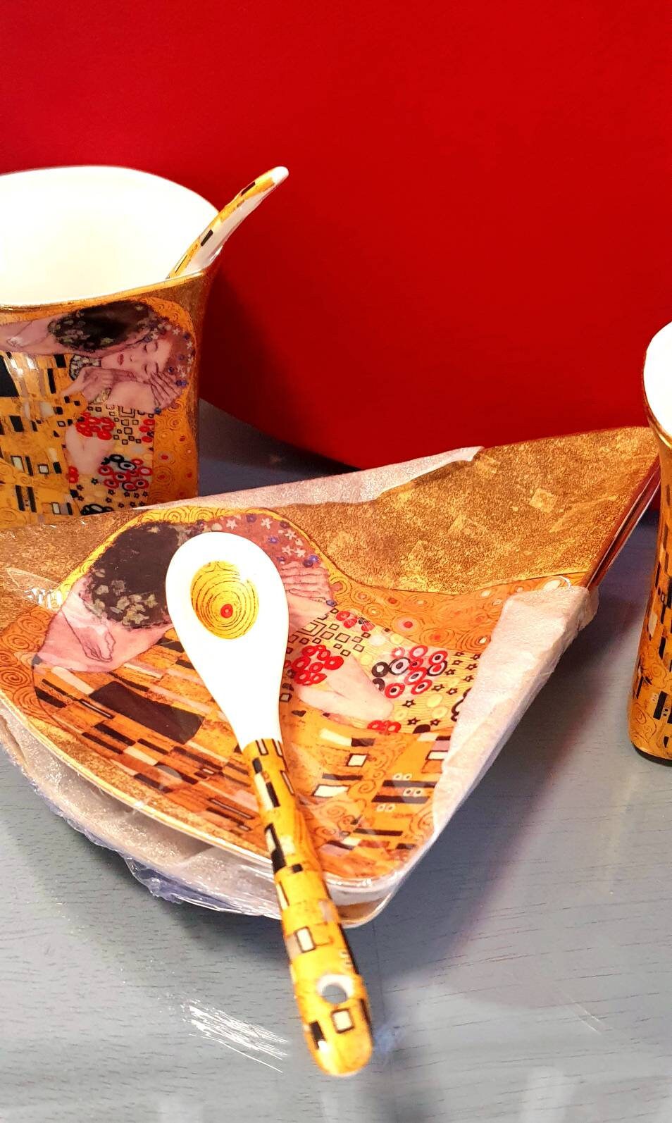 Très grand mug G.Klimt - Porcelaine des Pins
