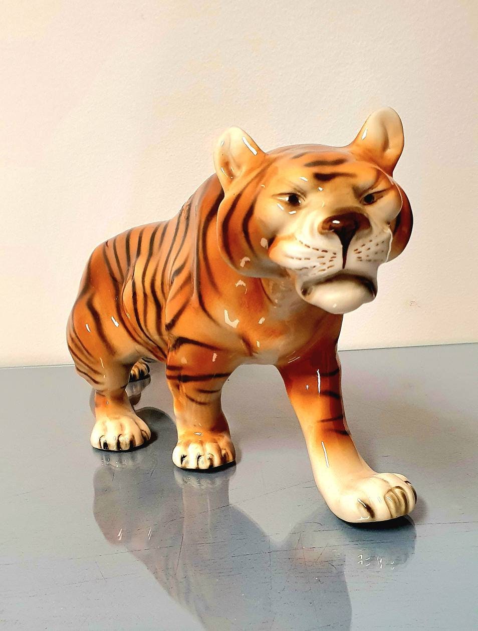 Original, First-class! Large Porcelain Tiger [42 Cm], Royal