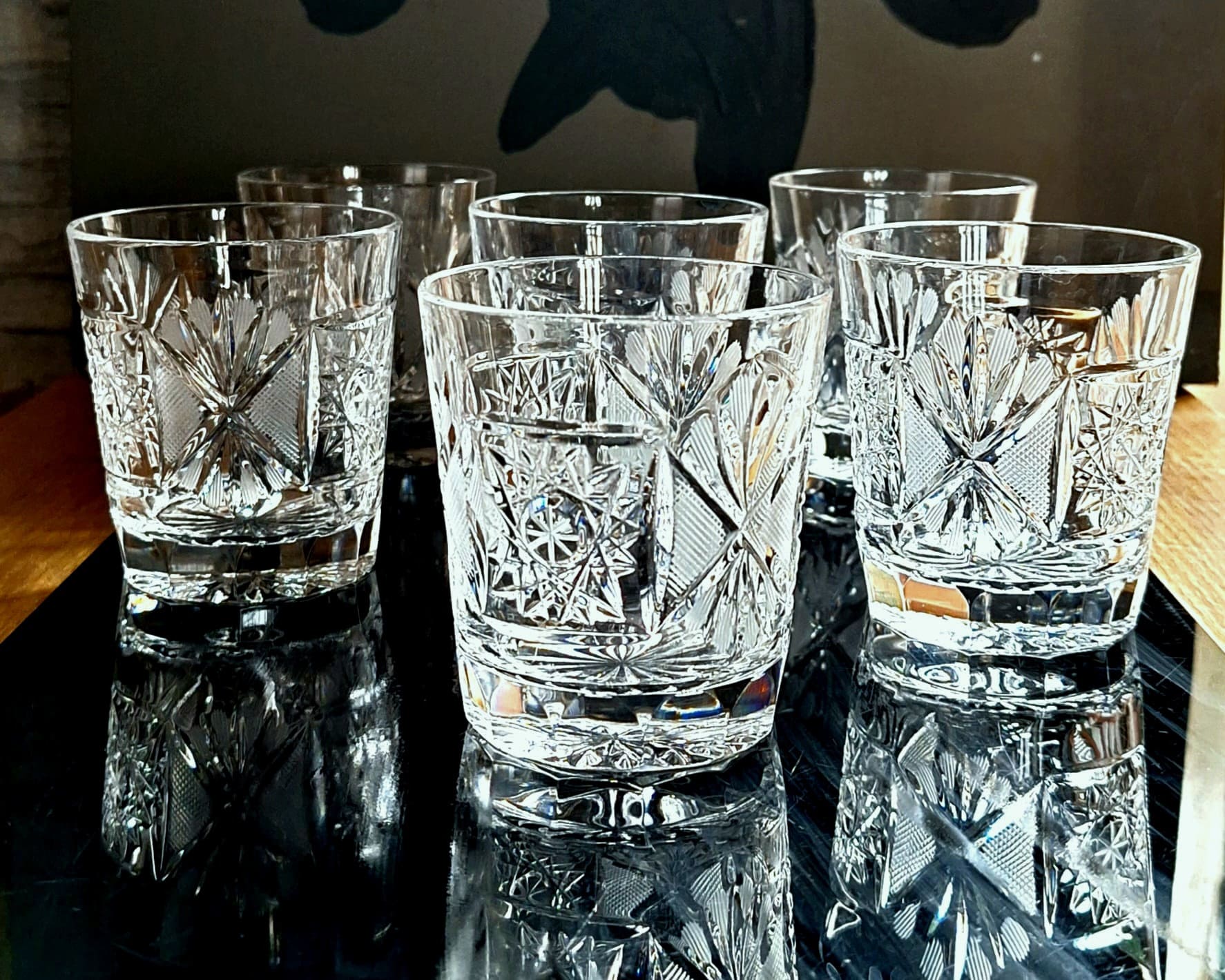 Bohemia Crystal 24% PbO Hand Cut Lead Crystal Vase - Czech
