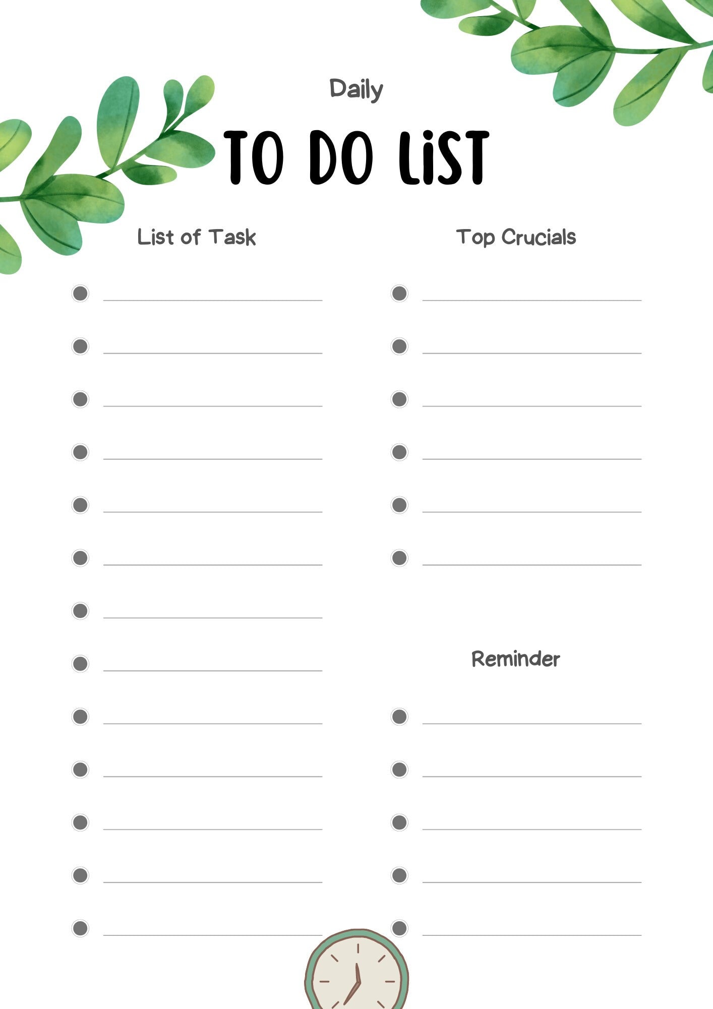 To Do List and Daily Planner Templates (3 in 1) Etsy